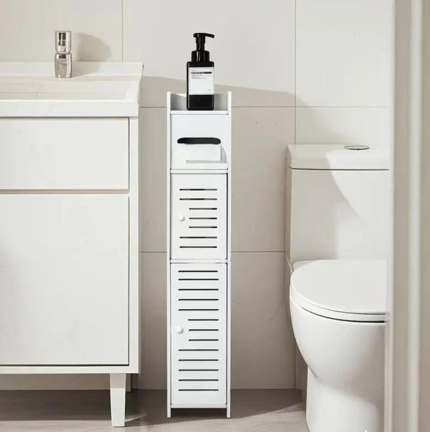 ORGANIZADOR DE BAÑO MULTIFUNCIONAL – ¡AHORRA ESPACIO Y MANTÉN TODO EN ORDEN! ✔