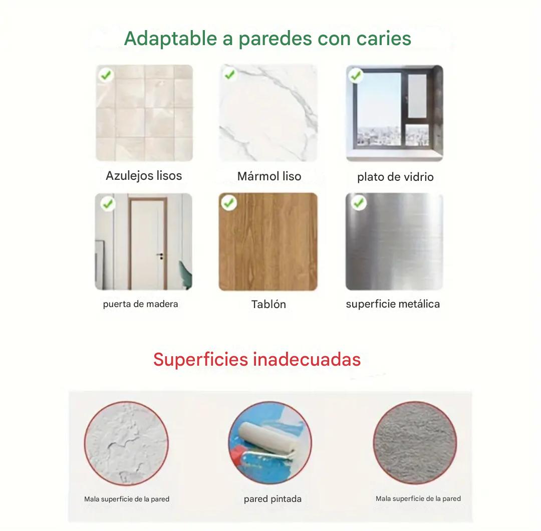 PACK DE 4 SOPORTES ORGANIZADOR ESCOBAS Y TRAPEROS ✔