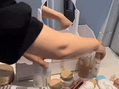 MINI TOCADOR ORGANIZADOR DE MAQUILLAJE ✔