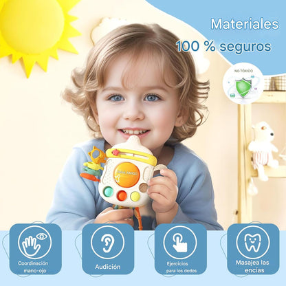 JUGUETE SENSORIAL 7 EN 1 🍼 ALIVIA DENTICIÓN Y CALMA AL INSTANTE ✔