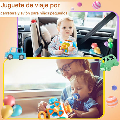 CUBO SENSORIAL DIDACTICO 10 EN 1 DIVERSIÓN GARANTIZADA