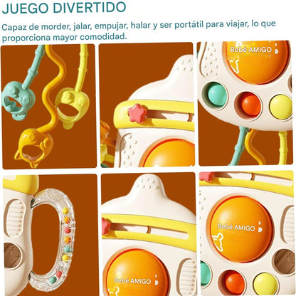 JUGUETE SENSORIAL 7 EN 1 🍼 ALIVIA DENTICIÓN Y CALMA AL INSTANTE ✔