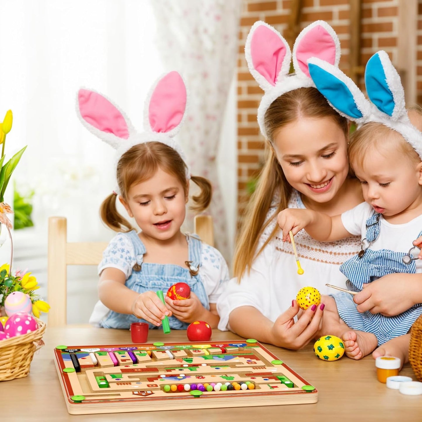 🧠 LABERINTO MAGNÉTICO DE MADERA – APRENDE JUGANDO SIN PANTALLAS