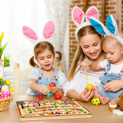 🧠 LABERINTO MAGNÉTICO DE MADERA – APRENDE JUGANDO SIN PANTALLAS