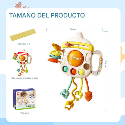 JUGUETE SENSORIAL 7 EN 1 🍼 ALIVIA DENTICIÓN Y CALMA AL INSTANTE ✔