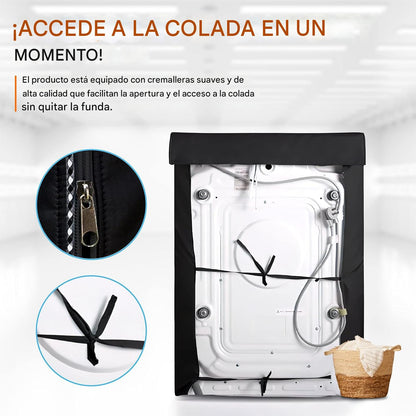 FUNDA PARA LAVADORA – PROTECCIÓN CONTRA AGUA, SOL Y POLVO ✔