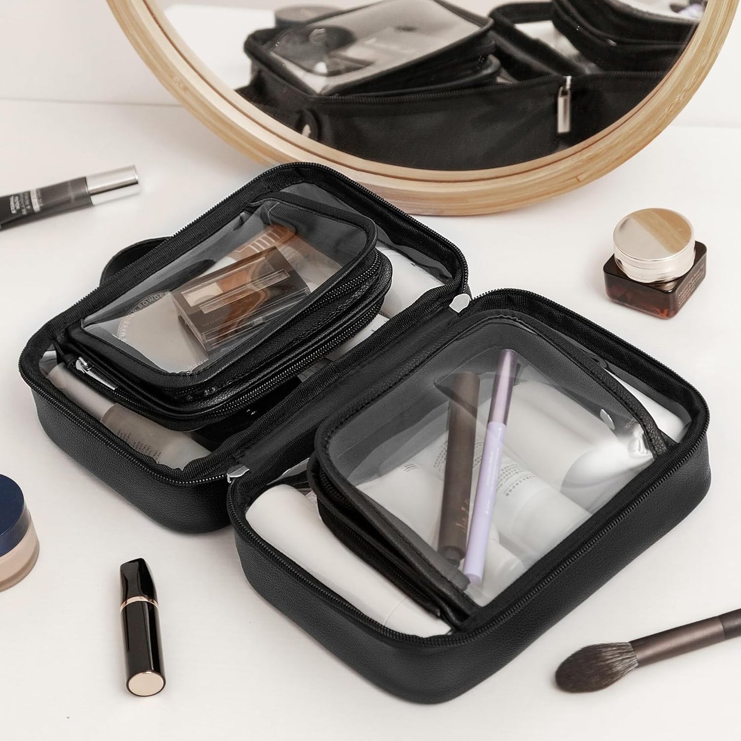COSMETIQUERA ORGANIZADORA IMPERMEABLE – MAQUILLAJE SIEMPRE PROTEGIDO Y A LA MANO