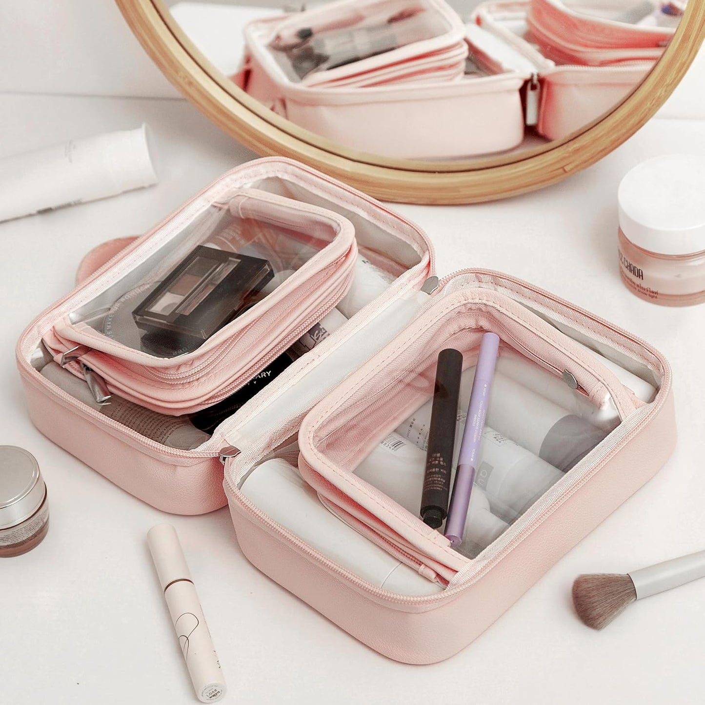 COSMETIQUERA ORGANIZADORA IMPERMEABLE – MAQUILLAJE SIEMPRE PROTEGIDO Y A LA MANO