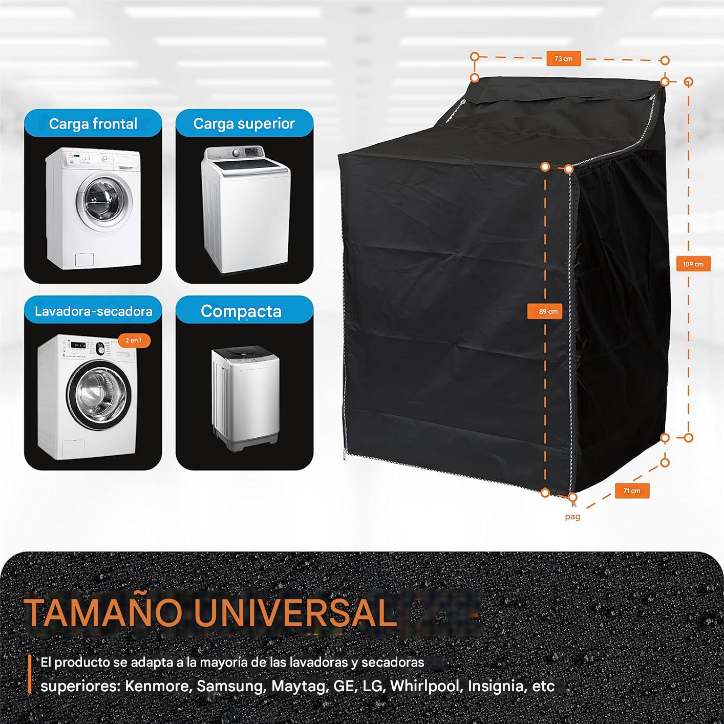 FUNDA PARA LAVADORA – PROTECCIÓN CONTRA AGUA, SOL Y POLVO ✔