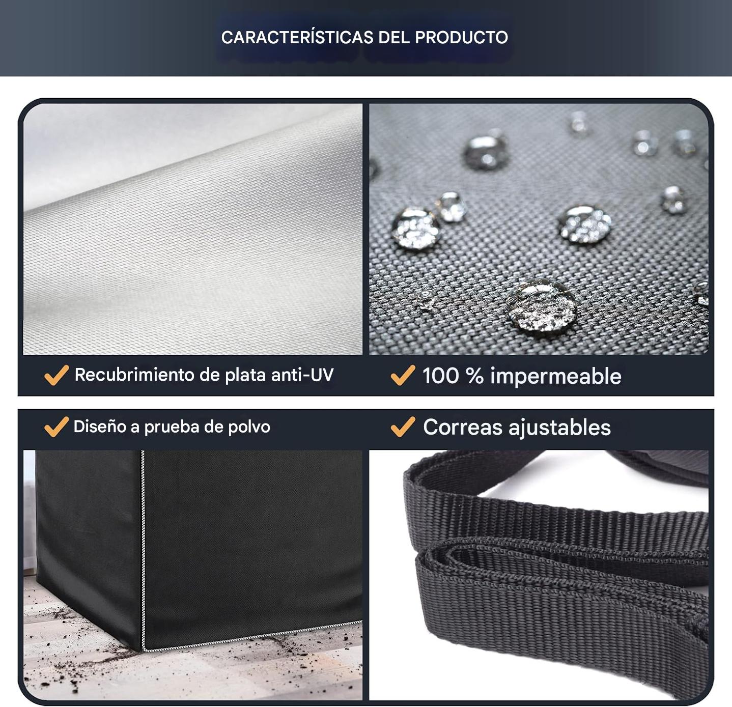 FUNDA PARA LAVADORA – PROTECCIÓN CONTRA AGUA, SOL Y POLVO ✔