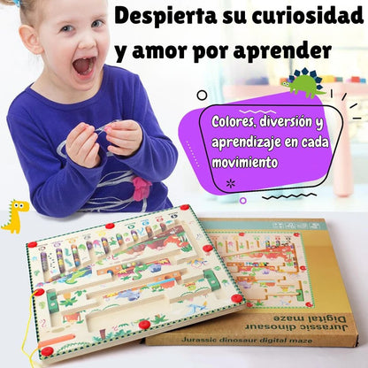 🧠 LABERINTO MAGNÉTICO DE MADERA – APRENDE JUGANDO SIN PANTALLAS