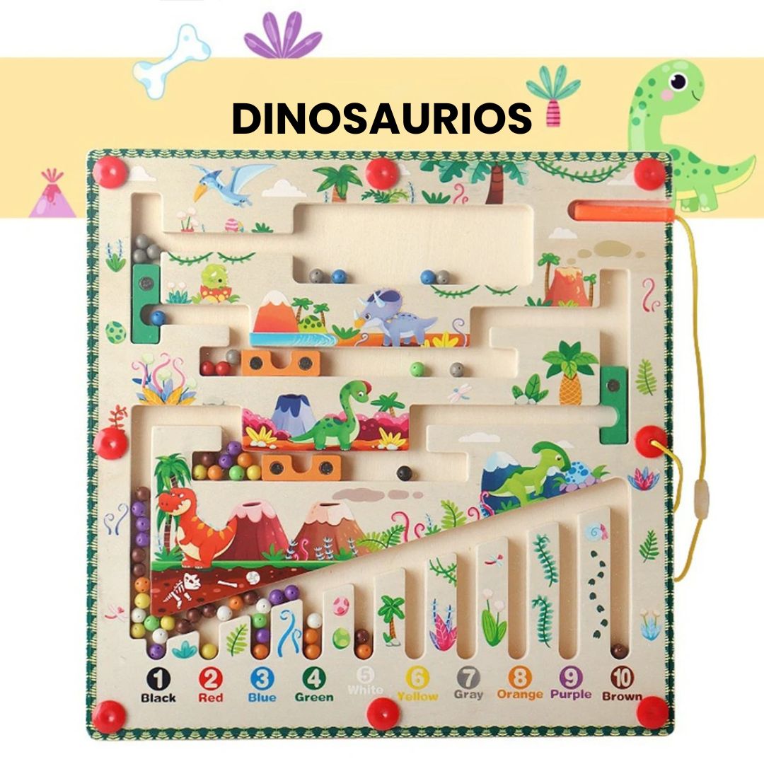 🧠 LABERINTO MAGNÉTICO DE MADERA – APRENDE JUGANDO SIN PANTALLAS