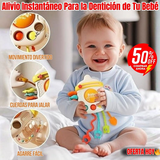 JUGUETE SENSORIAL 7 EN 1 🍼 ALIVIA DENTICIÓN Y CALMA AL INSTANTE ✔