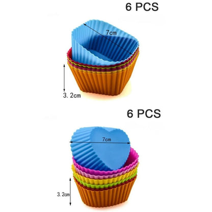 🔥Promo 6×1 Moldes de Freidora + Regalo 6 Moldes Cupcakes Aprovecha Hoy