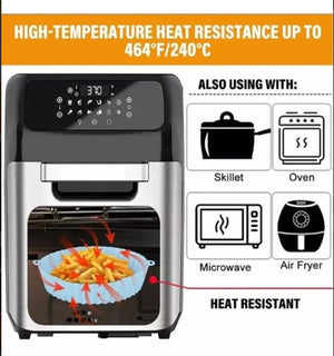 Molde En Silicona Protector Para Air Fryer Freidora De Aire x3