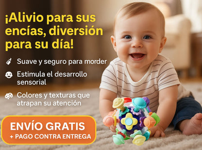 JUGUETE SENSORIAL DE DENTICIÓN PARA BEBÉS – ALIVIO Y DIVERSIÓN TODO EN UNO✨