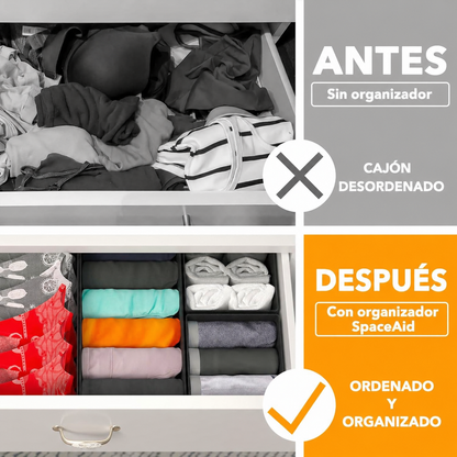 PACK X8 ORGANIZADORES PLEGABLES – Ahorra espacio y elimina el desorden en segundos