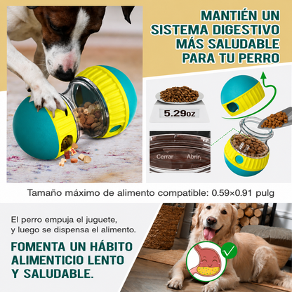JUGUETE INTERACTIVO PARA PERROS – MENOS ANSIEDAD Y MÁS DIVERSIÓN ✔️