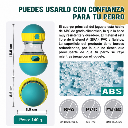 JUGUETE INTERACTIVO PARA PERROS – MENOS ANSIEDAD Y MÁS DIVERSIÓN ✔️