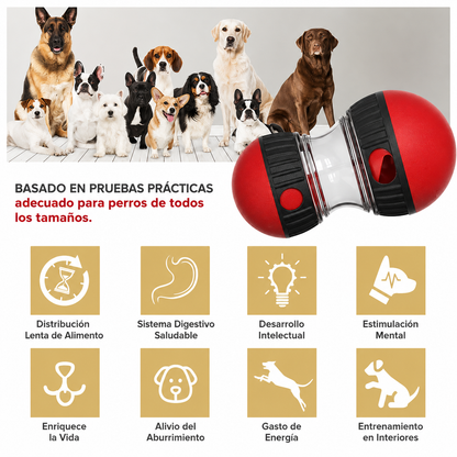 JUGUETE INTERACTIVO PARA PERROS – MENOS ANSIEDAD Y MÁS DIVERSIÓN ✔️