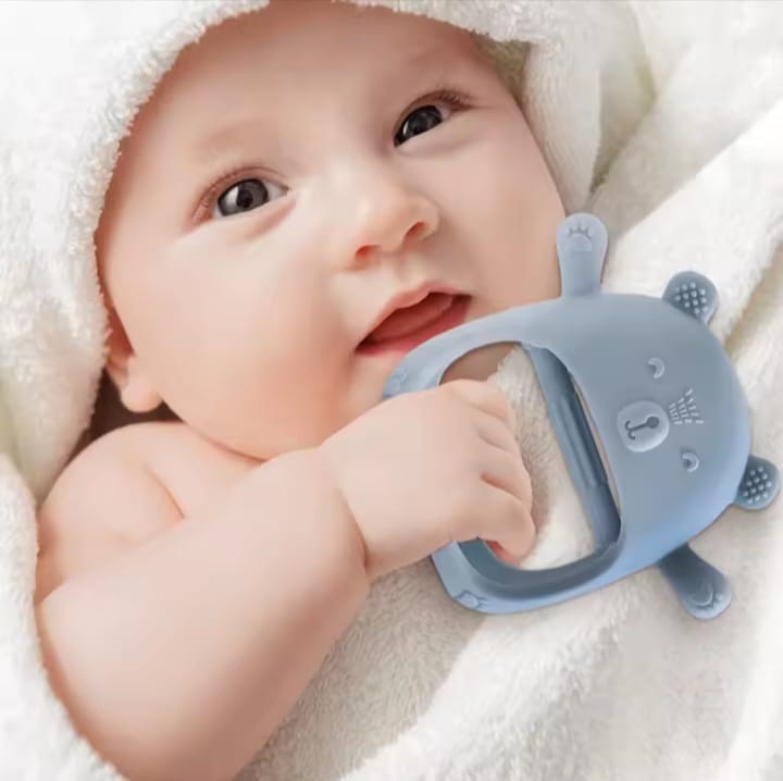 Guante Para La Dentición en Silicona – Suave, Seguro y Divertido ✔