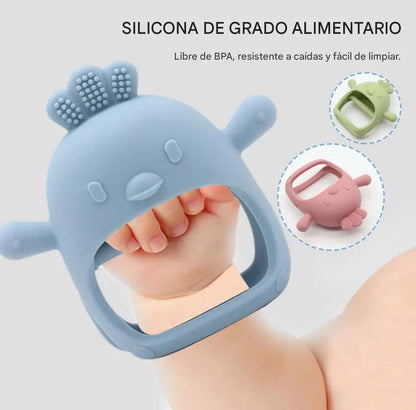Guante Para La Dentición en Silicona – Suave, Seguro y Divertido ✔