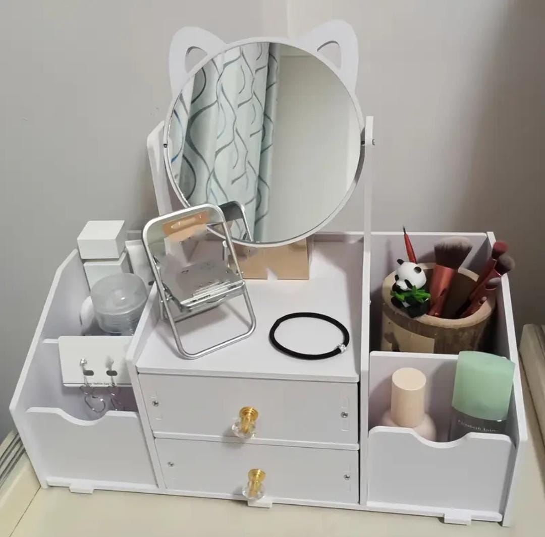 MINI TOCADOR ORGANIZADOR DE MAQUILLAJE ✔