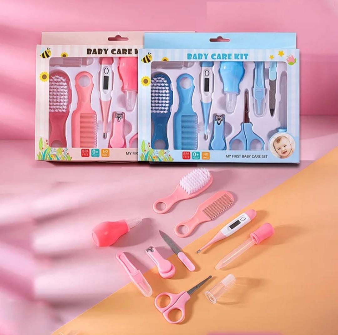 Kit Para Bebe Aseo 10 Piezas + Guante Llama Dientes ✔