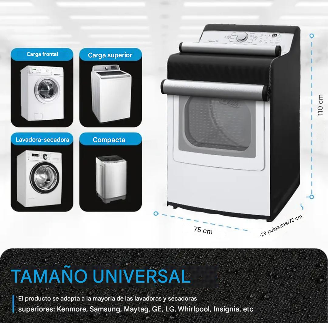 FUNDA PARA LAVADORA – PROTECCIÓN CONTRA AGUA, SOL Y POLVO ✔