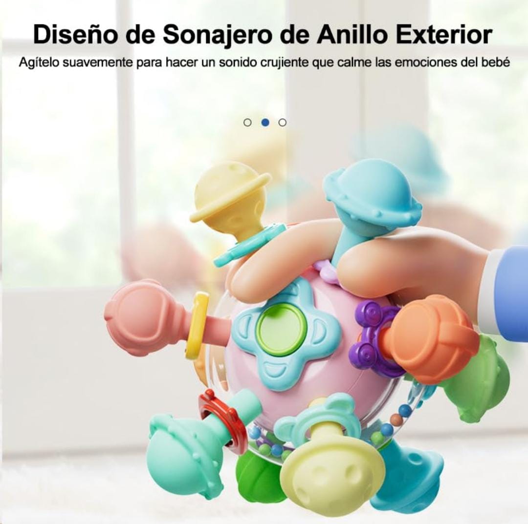 JUGUETE SENSORIAL DE DENTICIÓN PARA BEBÉS – ALIVIO Y DIVERSIÓN TODO EN UNO✨