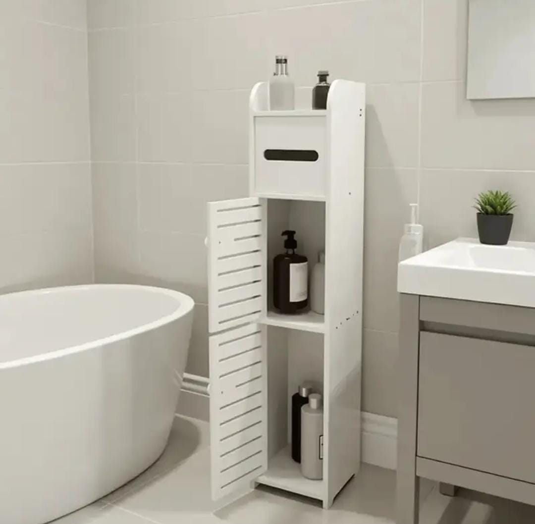 ORGANIZADOR DE BAÑO MULTIFUNCIONAL – ¡AHORRA ESPACIO Y MANTÉN TODO EN SU LUGAR! ✔