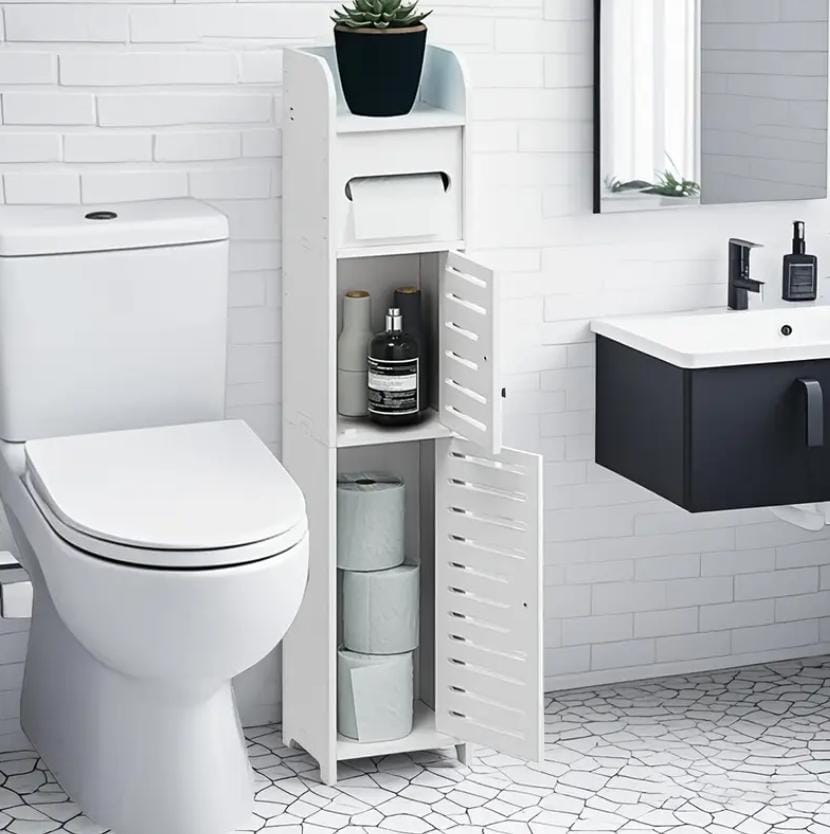 ORGANIZADOR DE BAÑO MULTIFUNCIONAL – ¡AHORRA ESPACIO Y MANTÉN TODO EN ORDEN! ✔