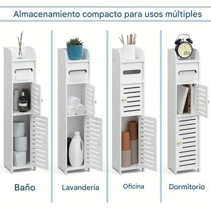 ORGANIZADOR DE BAÑO MULTIFUNCIONAL – ¡AHORRA ESPACIO Y MANTÉN TODO EN ORDEN! ✔