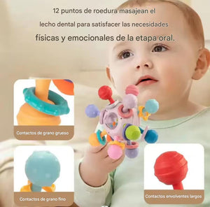 JUGUETE SENSORIAL DE DENTICIÓN PARA BEBÉS – ALIVIO Y DIVERSIÓN EN UN SOLO PRODUCTO 🦷✨