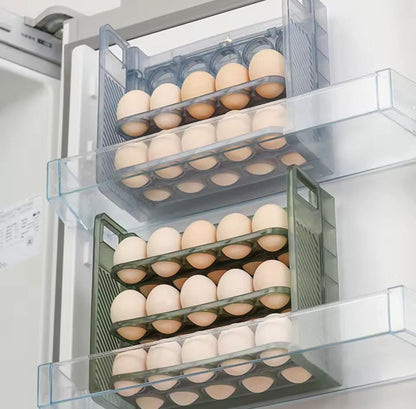 Organizador Automático de Huevos 30 Unidades – Evita Roturas y Desorden 🥚✔