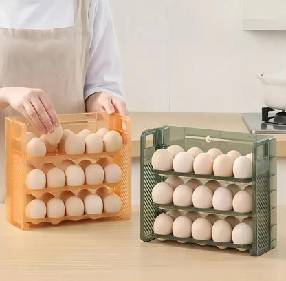 Organizador Automático de Huevos 30 Unidades – Evita Roturas y Desorden 🥚✔