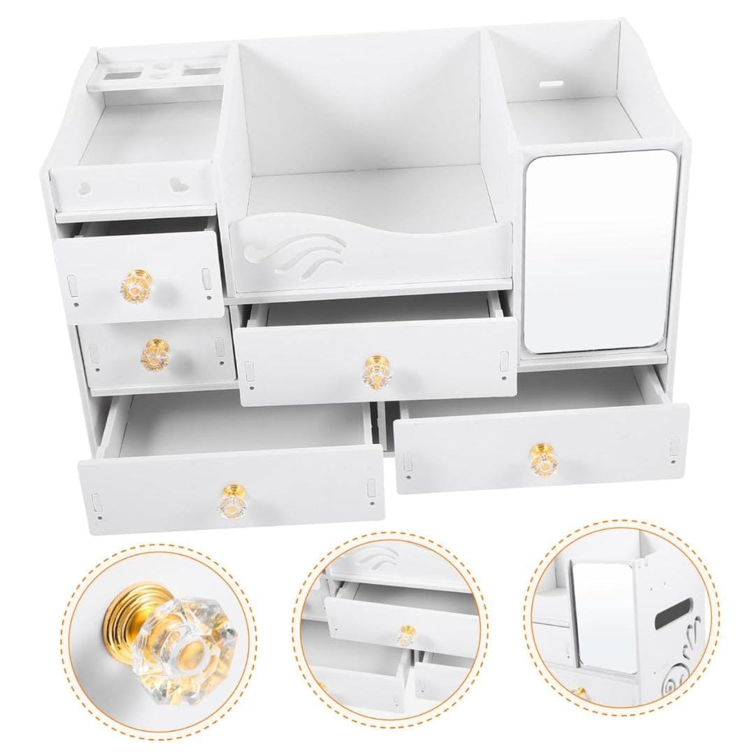 ORGANIZADOR DE MAQUILLAJE TODO EN UNO ¡DISEÑO MODERNO Y SUPER UTIL! ✔