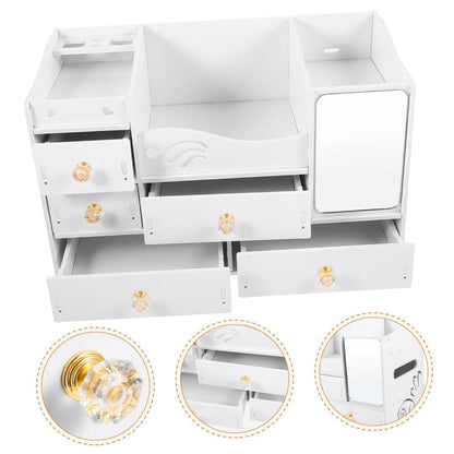 ORGANIZADOR DE MAQUILLAJE TODO EN UNO ¡DISEÑO MODERNO Y SUPER UTIL! ✔