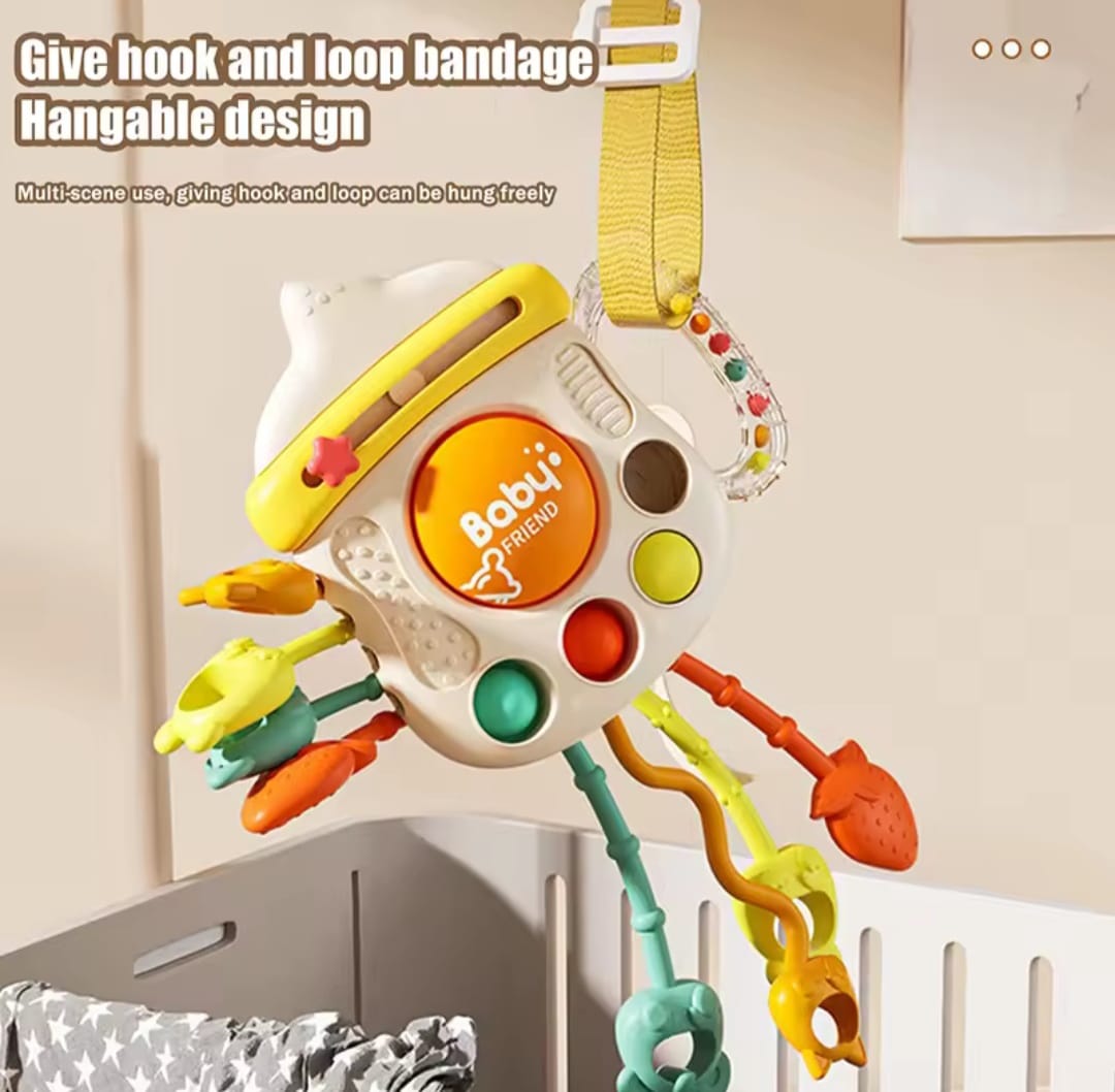 JUGUETE SENSORIAL 7 EN 1 🍼 ALIVIA DENTICIÓN Y CALMA AL INSTANTE ✔