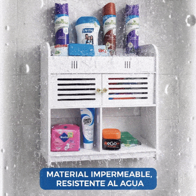 ORGANIZADOR DE BAÑO MULTIFUNCIONAL – ¡AHORRA ESPACIO Y MANTÉN TODO EN SU LUGAR! ✔