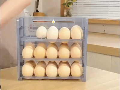 Organizador Automático de Huevos 30 Unidades – Evita Roturas y Desorden 🥚✔
