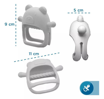 Guante Para La Dentición en Silicona – Suave, Seguro y Divertido ✔