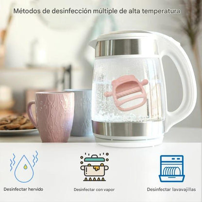 Guante Para La Dentición en Silicona – Suave, Seguro y Divertido ✔