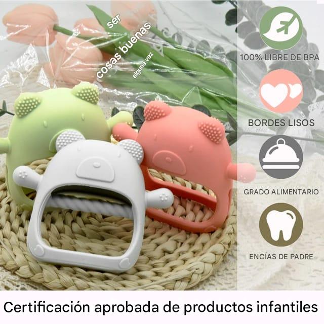 Guante Para La Dentición en Silicona – Suave, Seguro y Divertido ✔