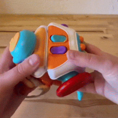 CUBO SENSORIAL DIDACTICO 10 EN 1 DIVERSIÓN GARANTIZADA