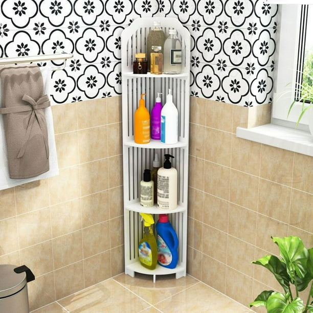 Organizador Esquinero de Baño 4 Niveles Premium ✔