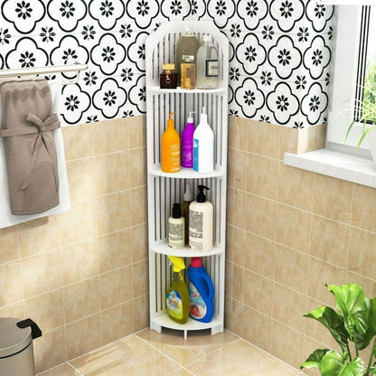 Organizador Esquinero de Baño 4 Niveles Premium ✔