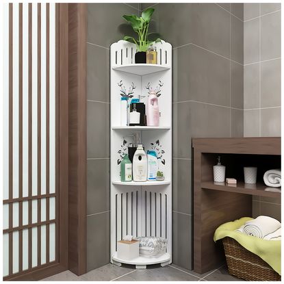 Organizador Esquinero de Baño 4 Niveles Premium ✔
